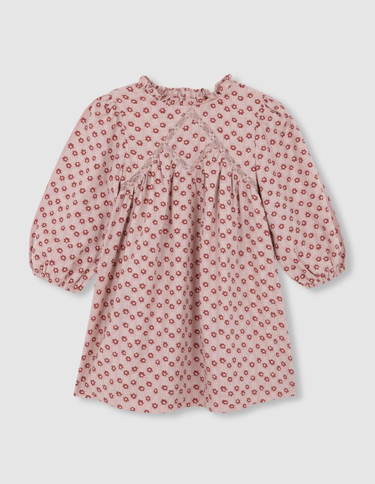 Vestito a fiori lilla