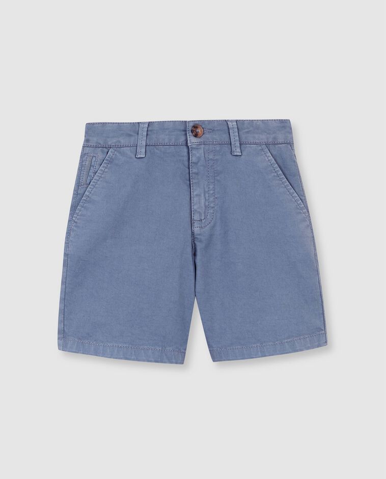Short chino bleu clair
