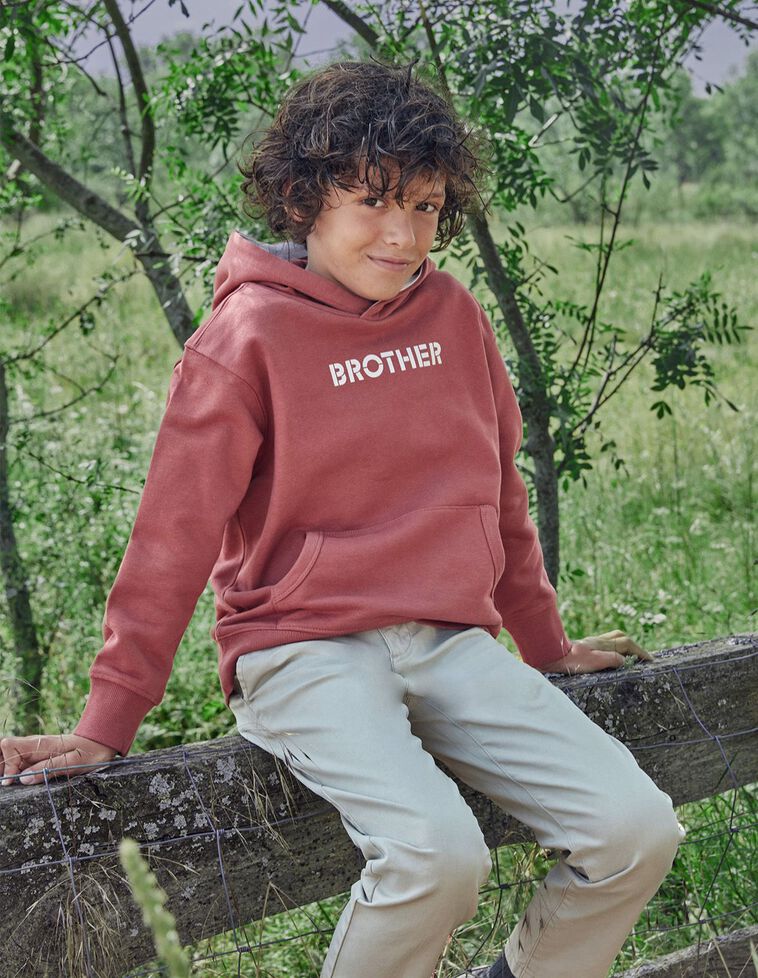 Felpa Brother Corallo Nuovo