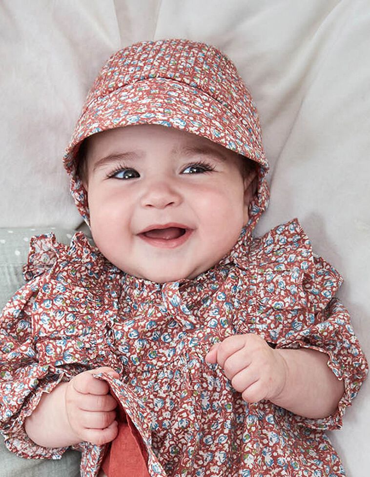 Bonnet type capuche matelassé grenat