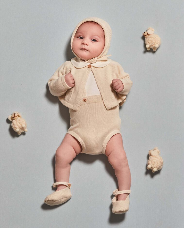 Cardigan en maille blanc