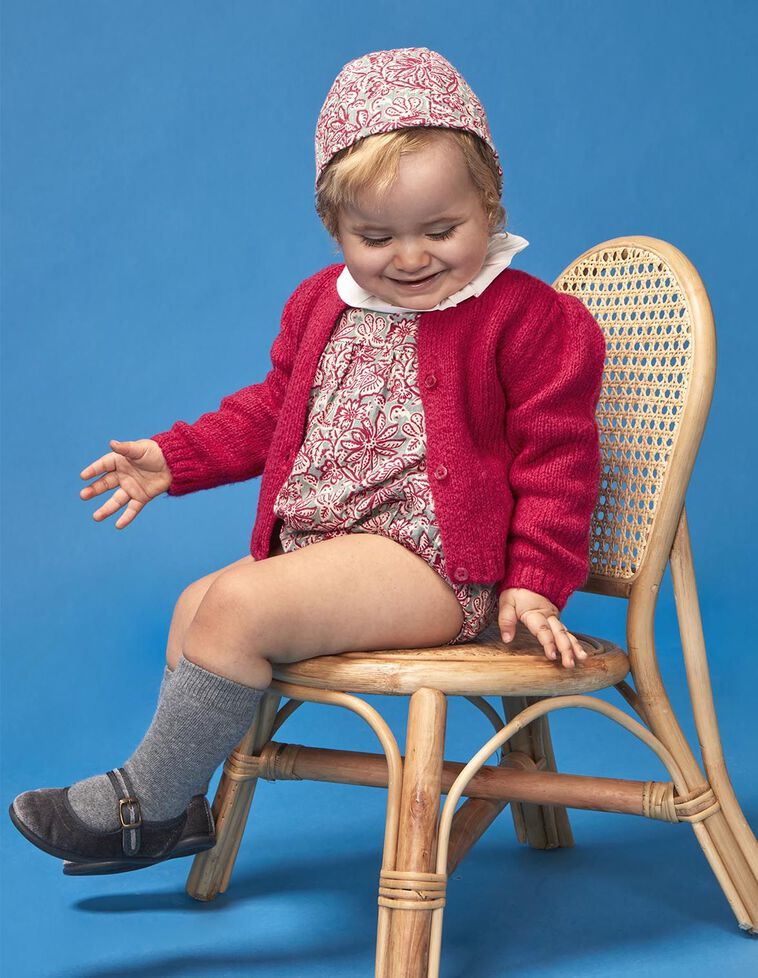 Puffärmeljacke, in Rosa