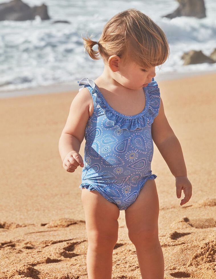 Maillot de bain cowboy bleu