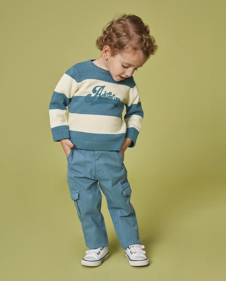 Pantalon cargo bleu
