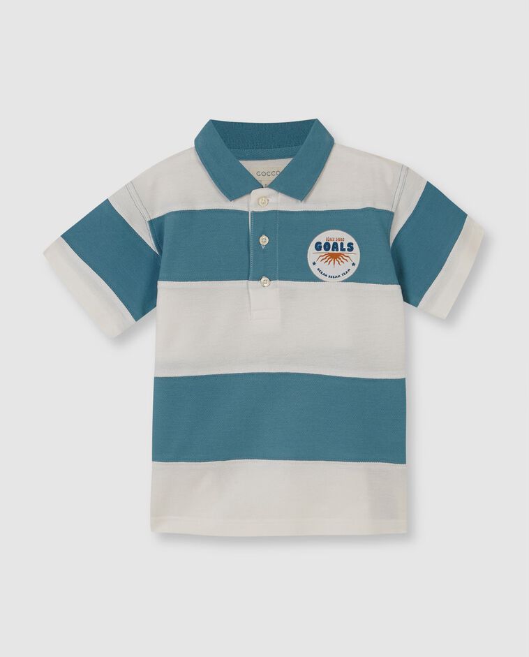 Polo &ldquo;summer vibes&rdquo; blu