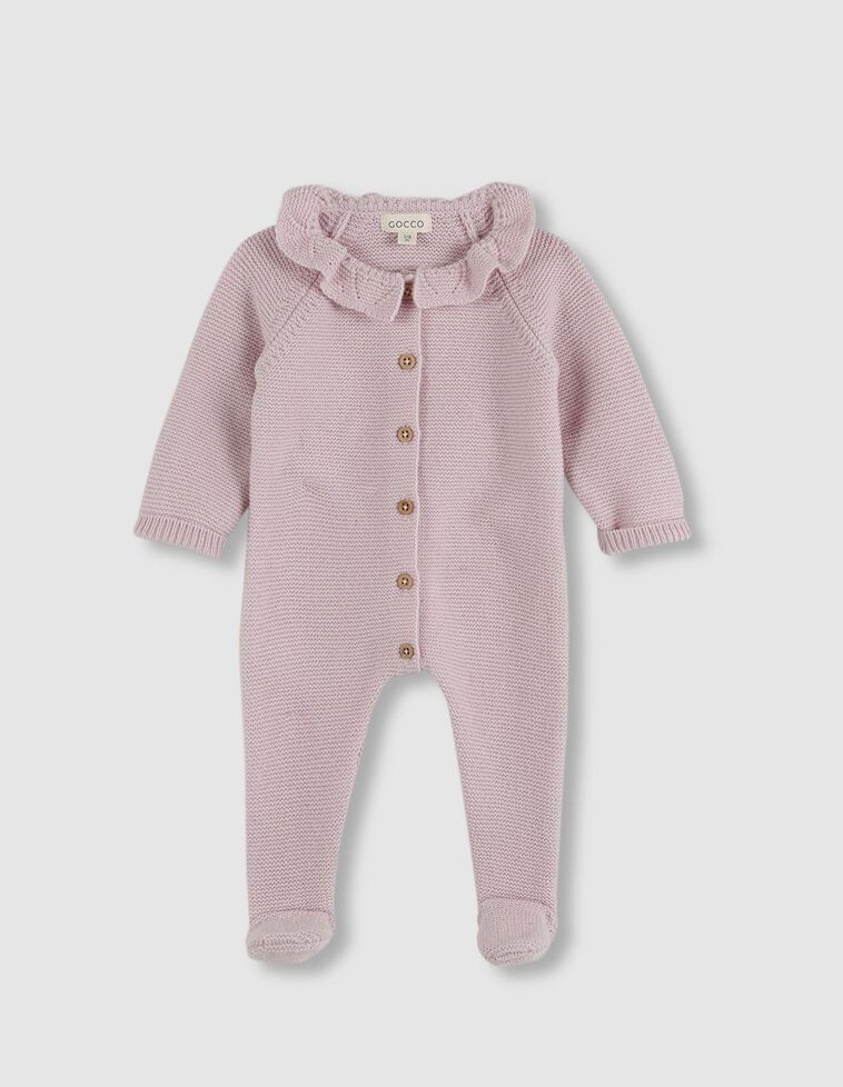 Babygrow c/ folhos na gola