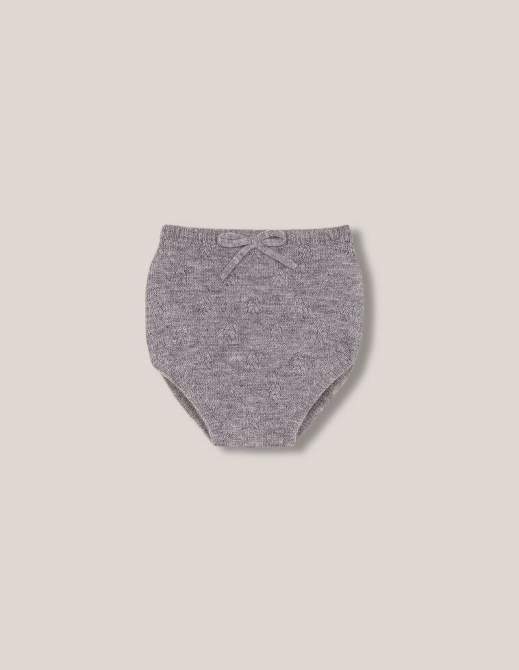 Bloomer en tricot gris