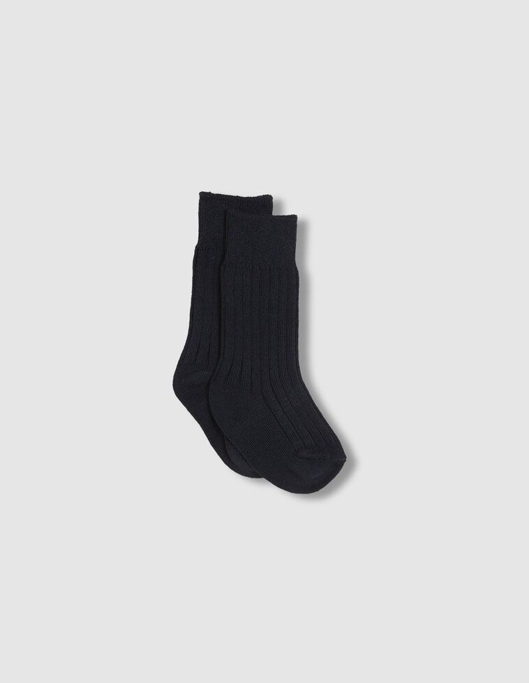 Chaussettes côtelées vertes