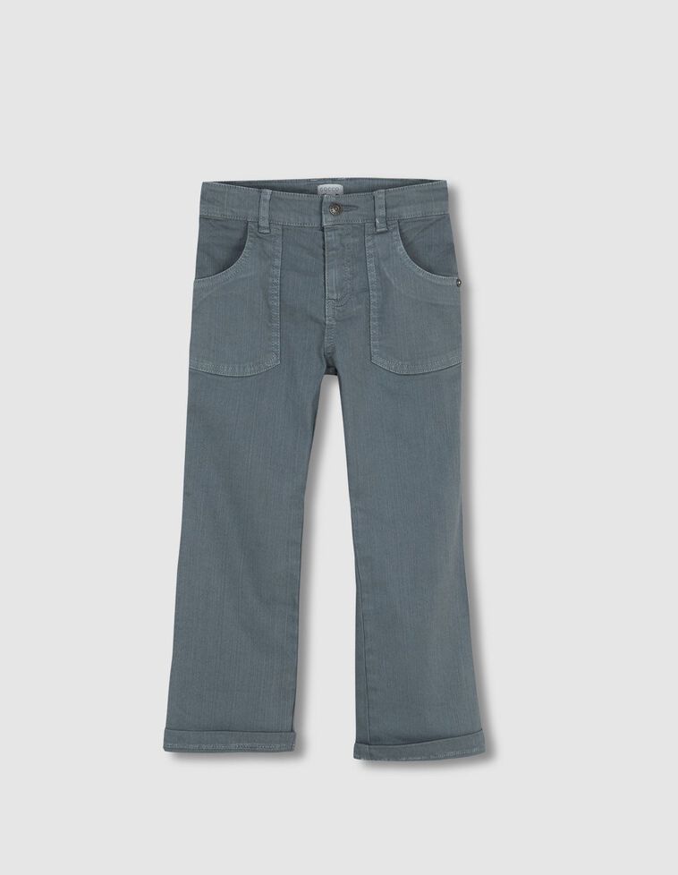 Jeans svasato con tasche plaston