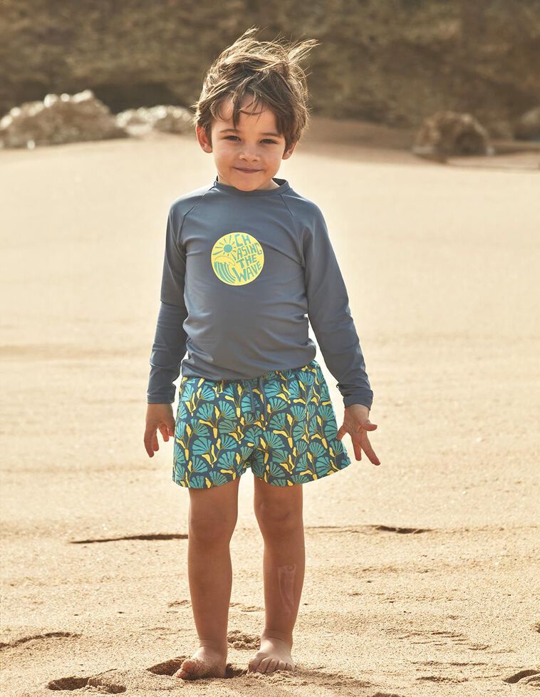 T-shirt protection vagues bleues