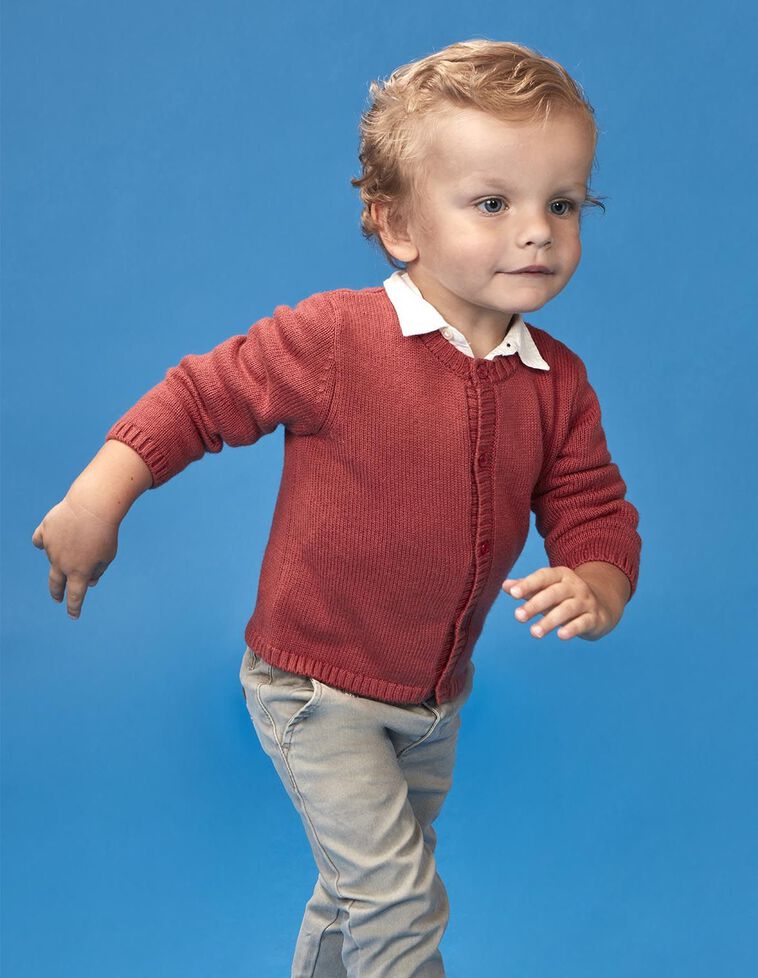 Veste basique marron