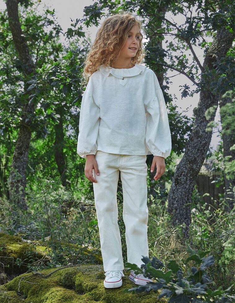 T-shirt Gola Folho Branco Sujo