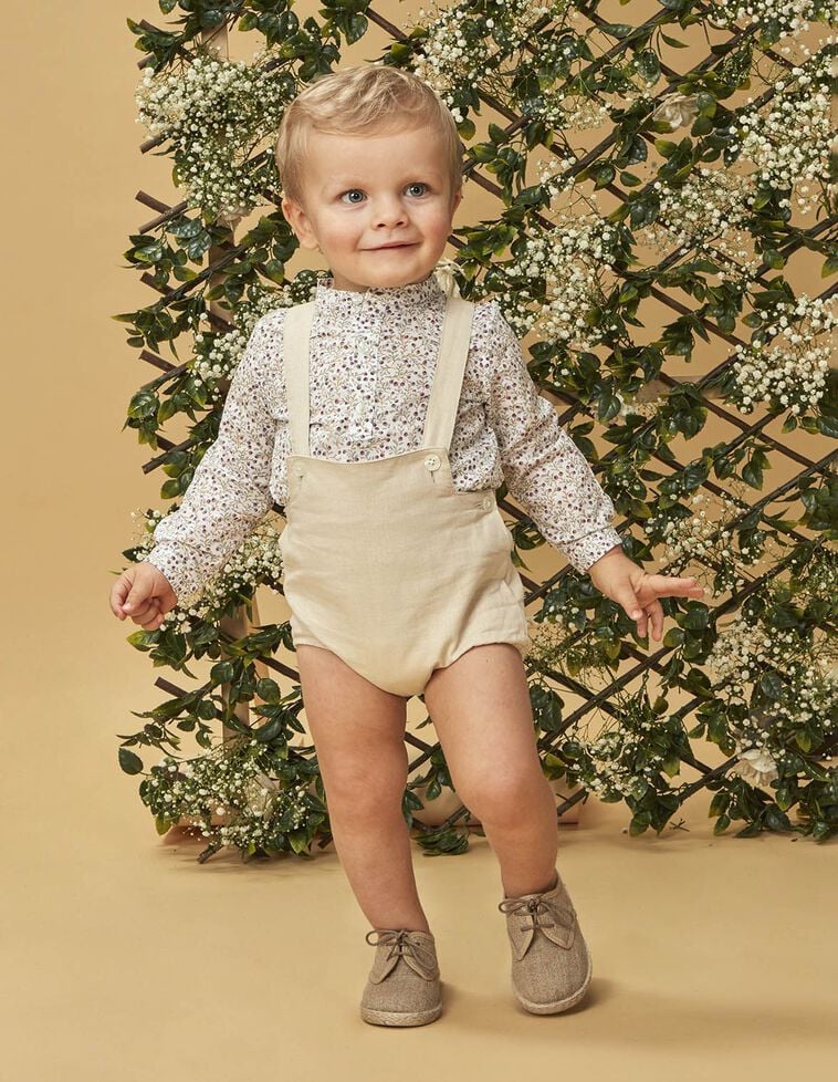 Chemise petite fleur lilas
