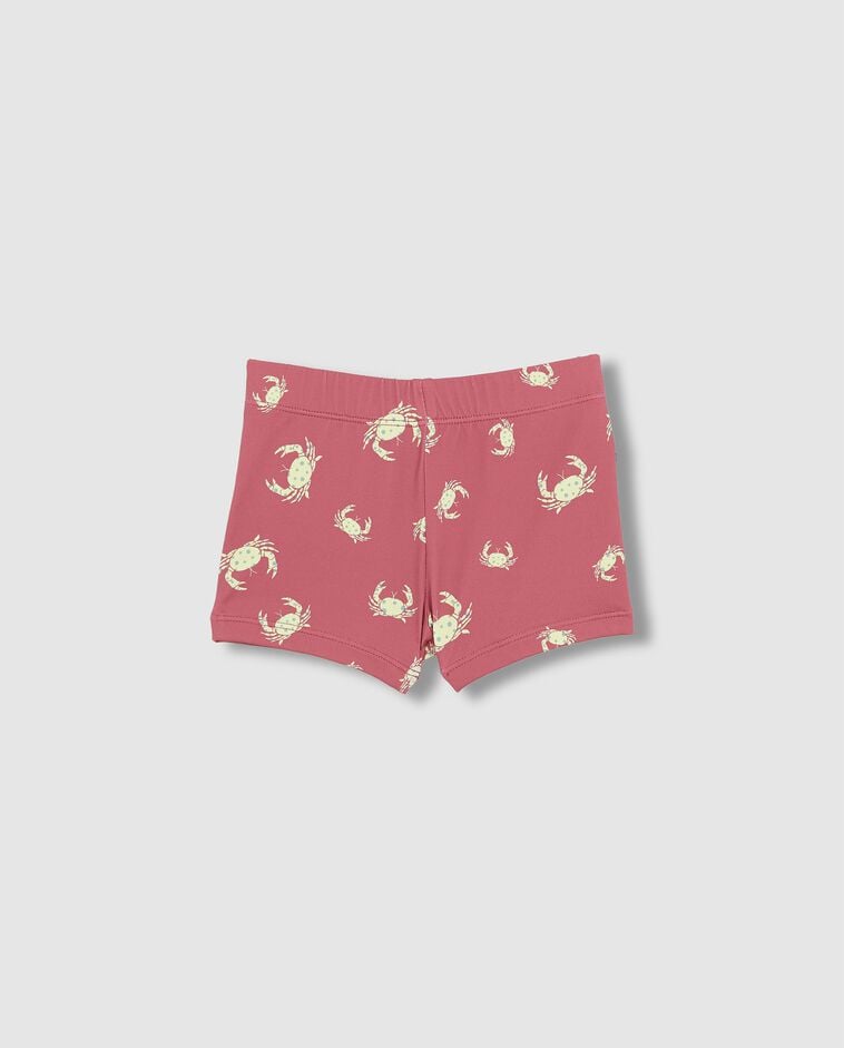 Maillot de bain crabes corail