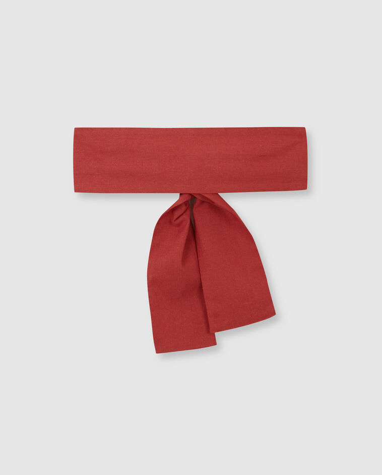 Ceinture en lin rose pour robes