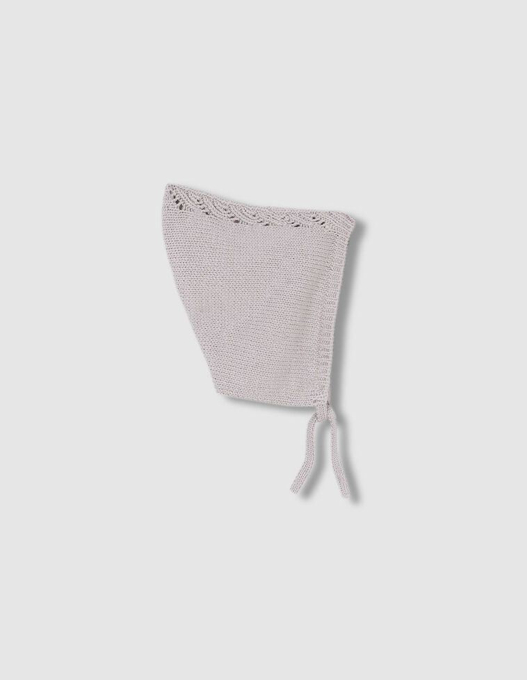 Cuffietta color grigio chiaro