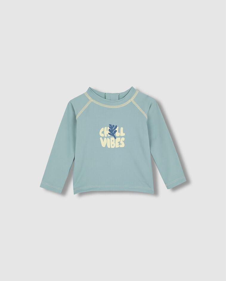 T-shirt de protection solaire manches longues vert