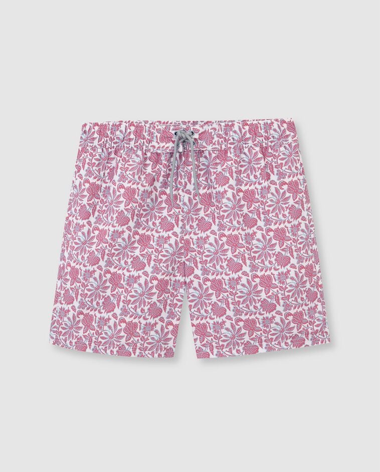 Maillot de bain p&egrave;re imprim&eacute; beige clair