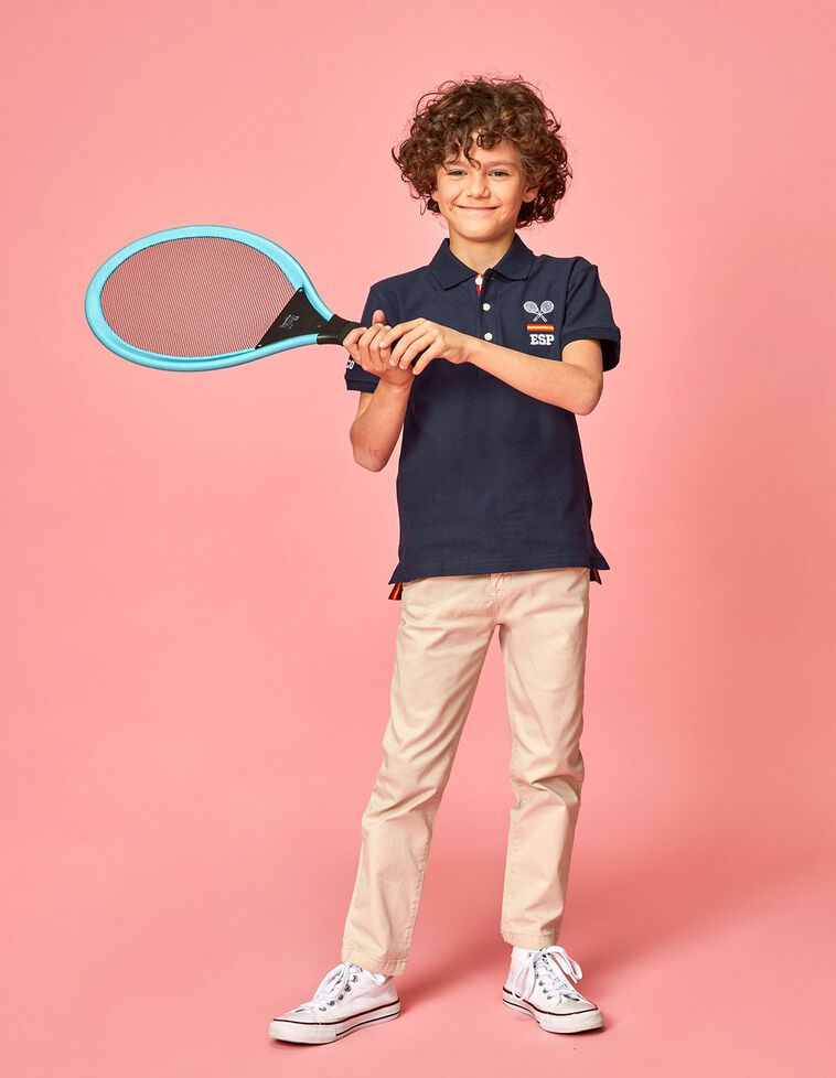 Polo España color blu marino