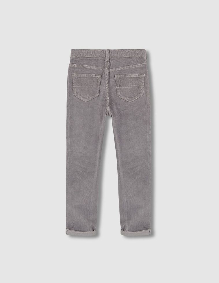 Pantalon taille ajustable cinq poches violet