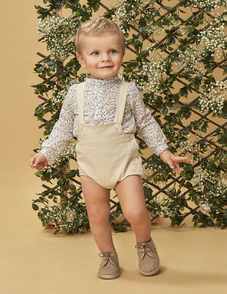 Chemise petite fleur lilas