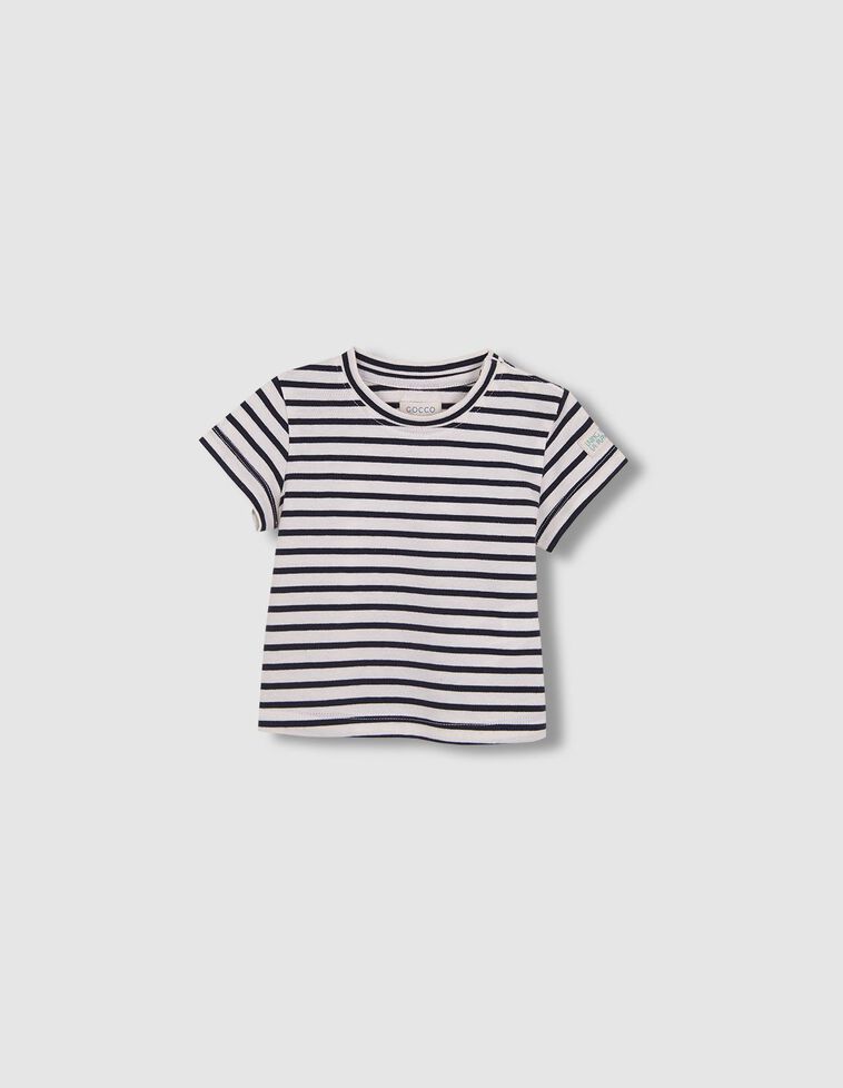 T-shirt rayé bleu