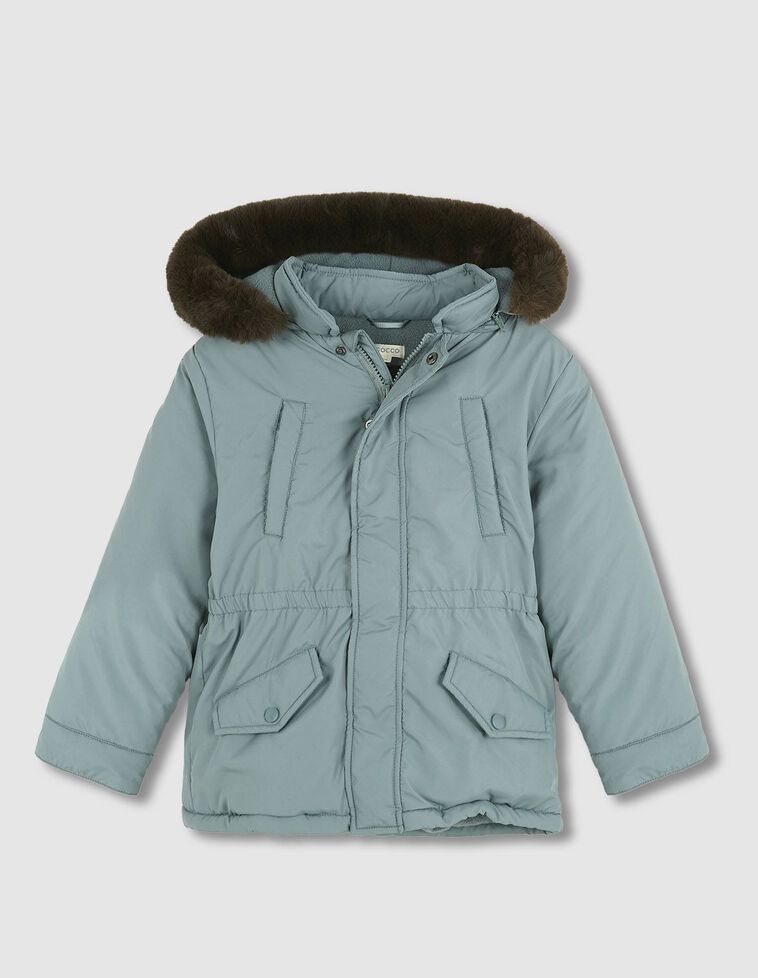 Cappotto tecnico con cappuccio