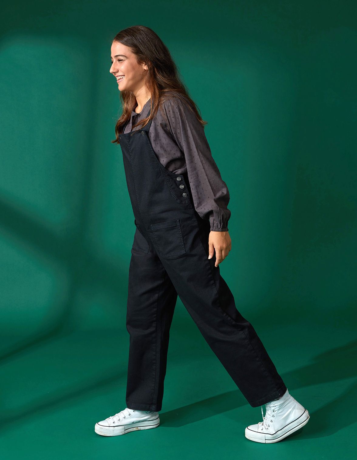 Bavoir en serg noir fille Gocco