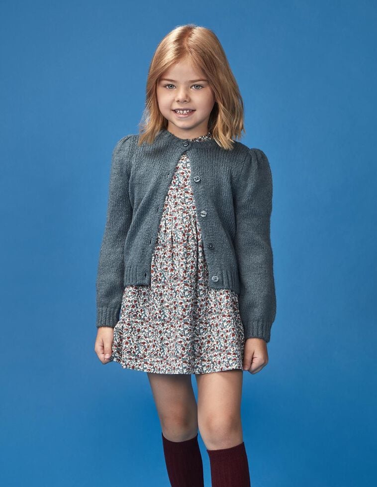 Veste bouffante verte