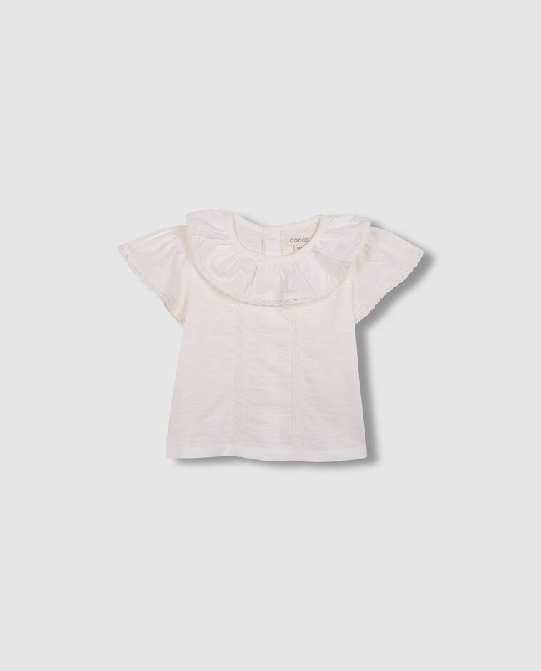 T-shirt manches courtes blanc