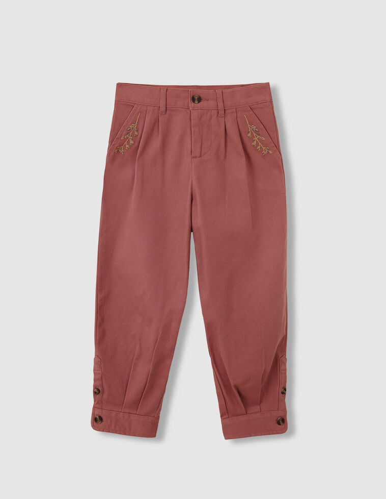 Pantalon bouffant rouge