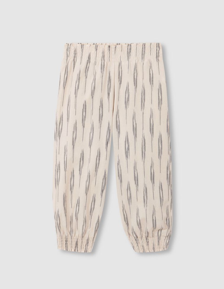 Pantaloni lunghi ikat grigi