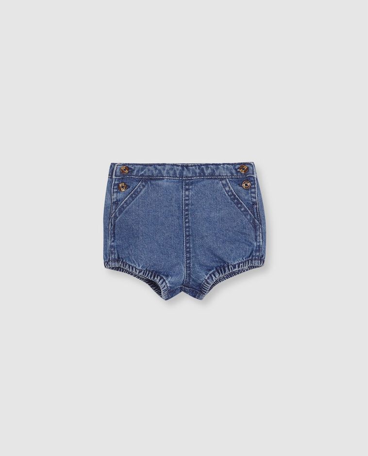 Hellblauer Denim-Bloomer Baby