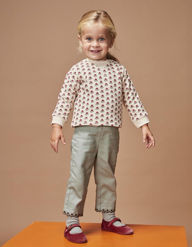 Sweatshirt mit Aufdruck, in Ecru Sweatshirt mit Aufdruck, in Ecru