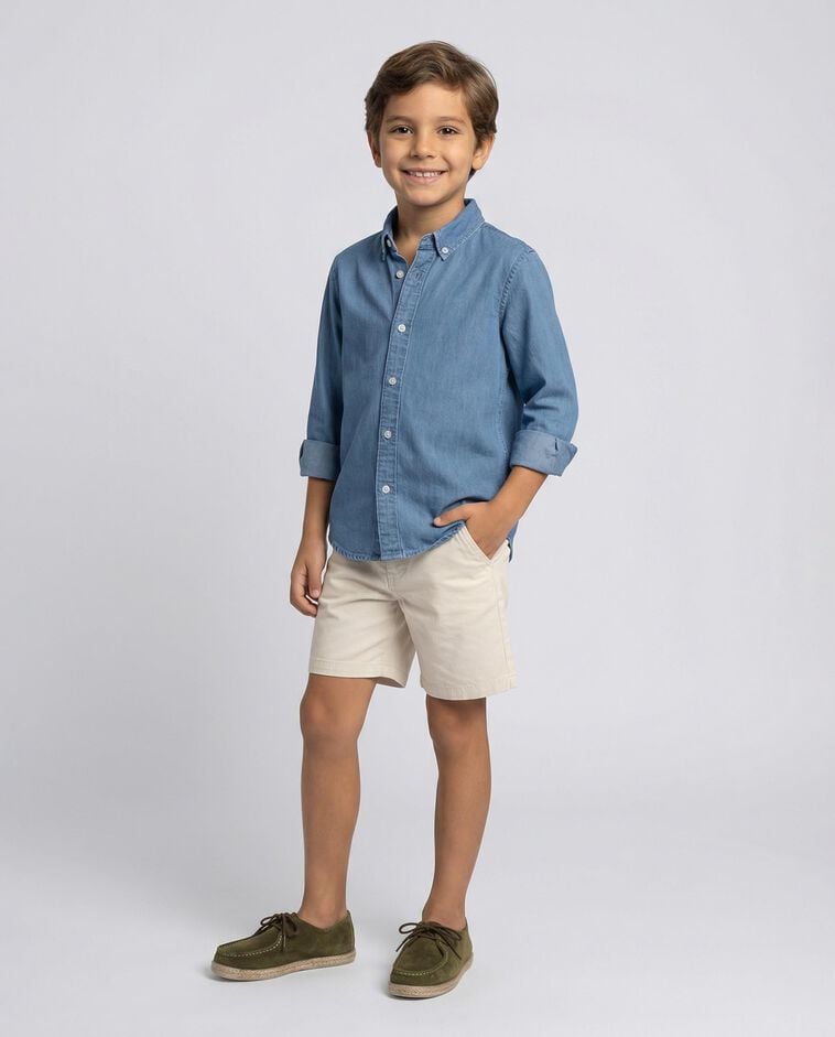 Camisa ganga denim