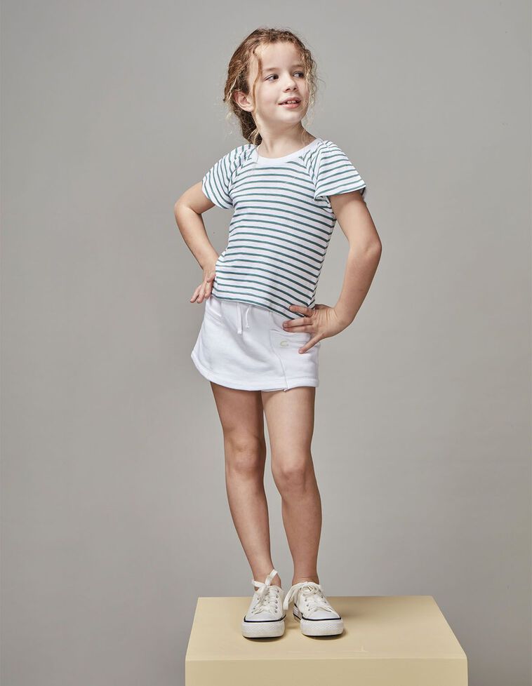 T-shirt en jersey blanc