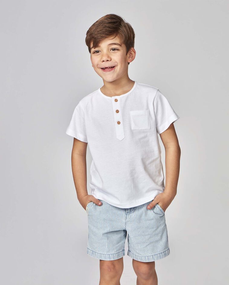 Pantaloni a micro righe denim