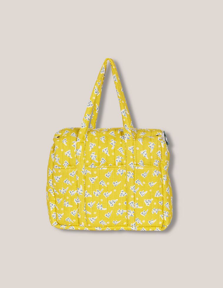Sac imprimé voiture jaune