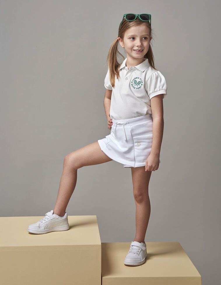 Polo de sport blanc