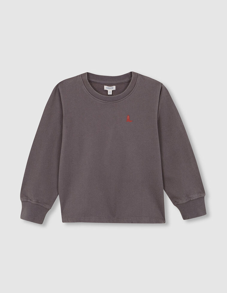 Sweat-shirt big sister gris