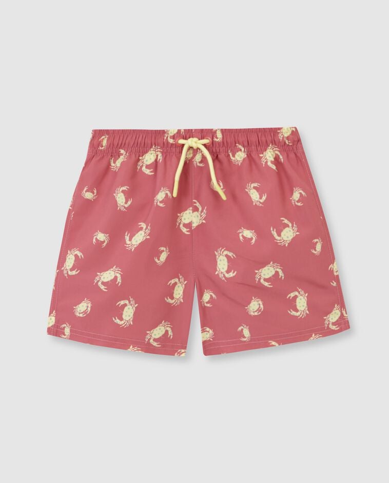 Maillot de bain crabes corail