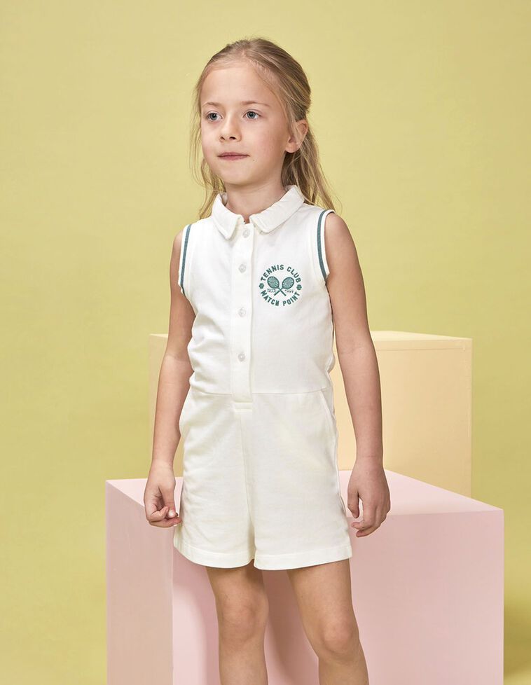 Combinaison tennis blanche