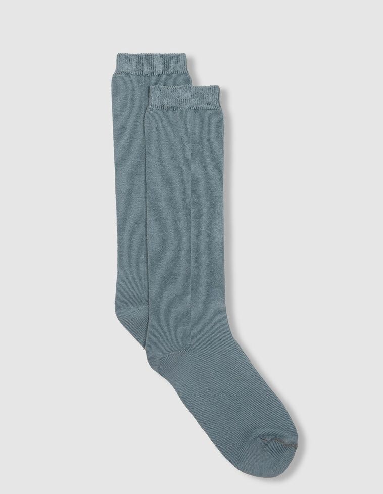 Chaussettes Lisses Vertes