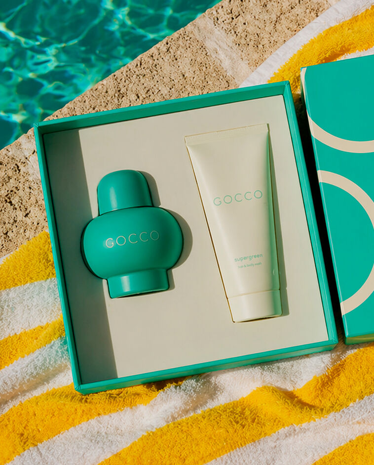 Eau de Cologne supergreen unisexe + gel