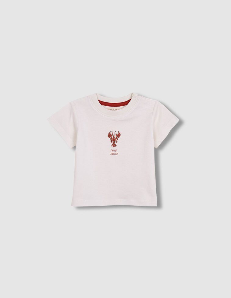 T-shirt lagosta branco