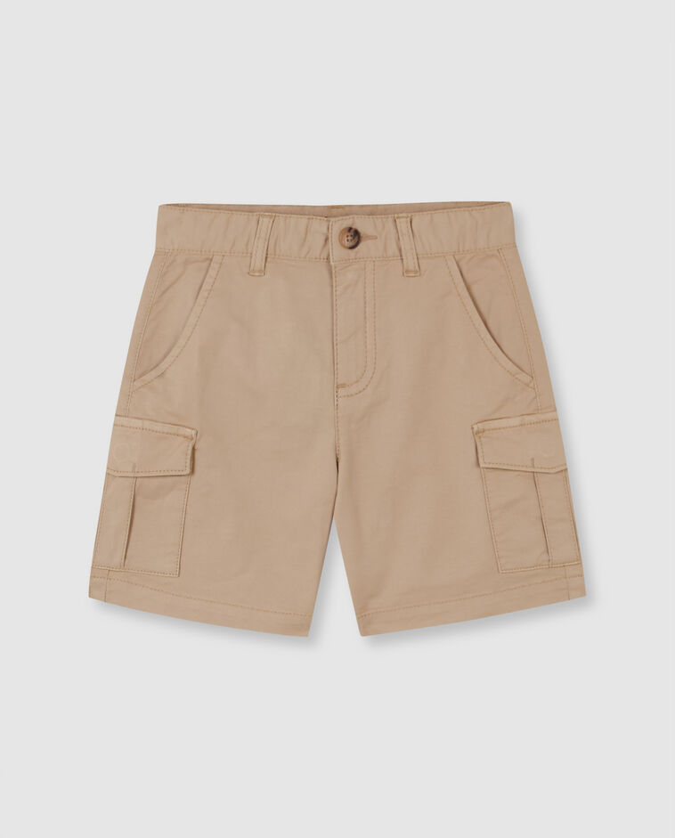 Pantacourt cargo marron