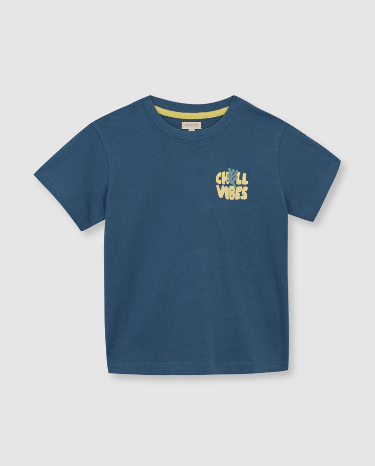 T-shirt &agrave; motif vert