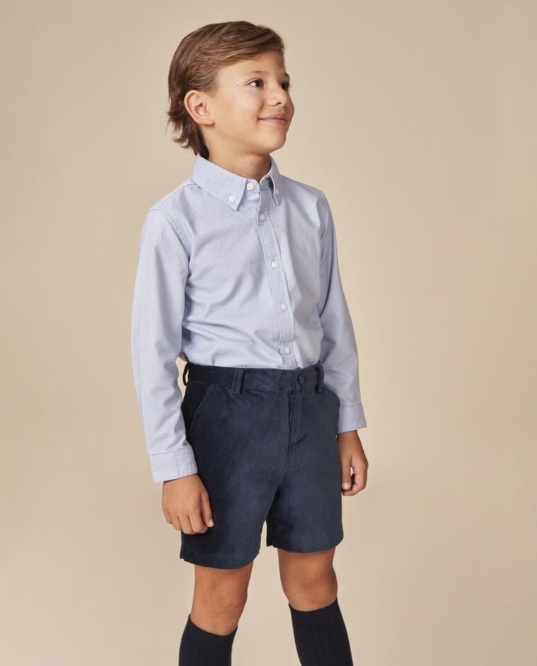 Chemise oxford bleu clair gar&ccedil;on
