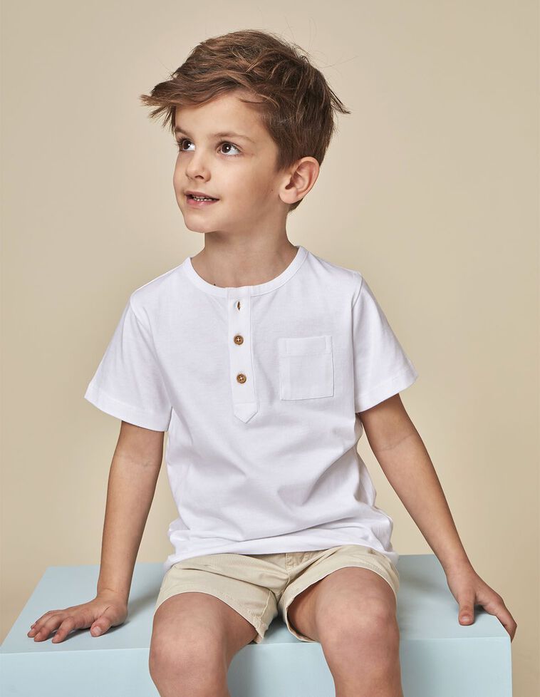 T-shirt bakery blanc