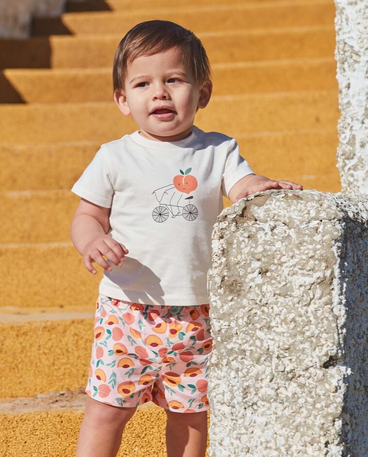 Maillot de bain imprim&eacute; rose